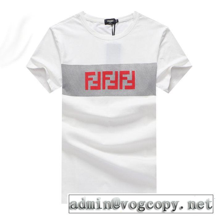 この夏は注目新作 今季のトレンド人気新作 FENDI フェンディ 半袖Tシャツ 3色可選