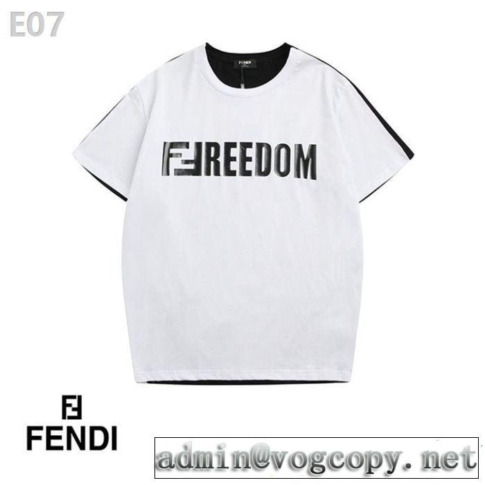 FENDI フェンディ半袖Tシャツ 4色可選 大人の華やかさを演出 クラシカルな雰囲気
