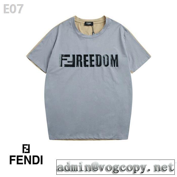 FENDI フェンディ半袖Tシャツ 4色可選 大人の華やかさを演出 クラシカルな雰囲気