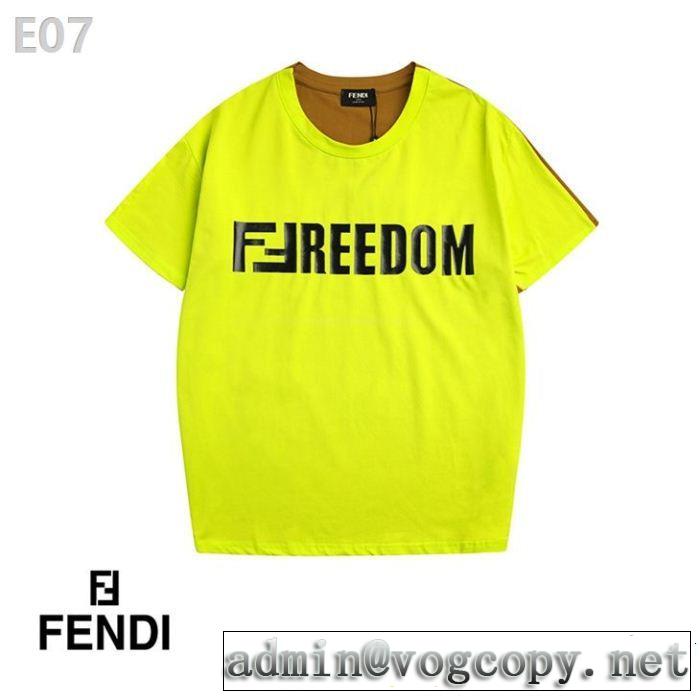 FENDI フェンディ半袖Tシャツ 4色可選 大人の華やかさを演出 クラシカルな雰囲気