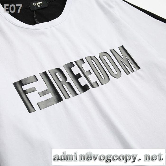 FENDI フェンディ半袖Tシャツ 4色可選 大人の華やかさを演出 クラシカルな雰囲気