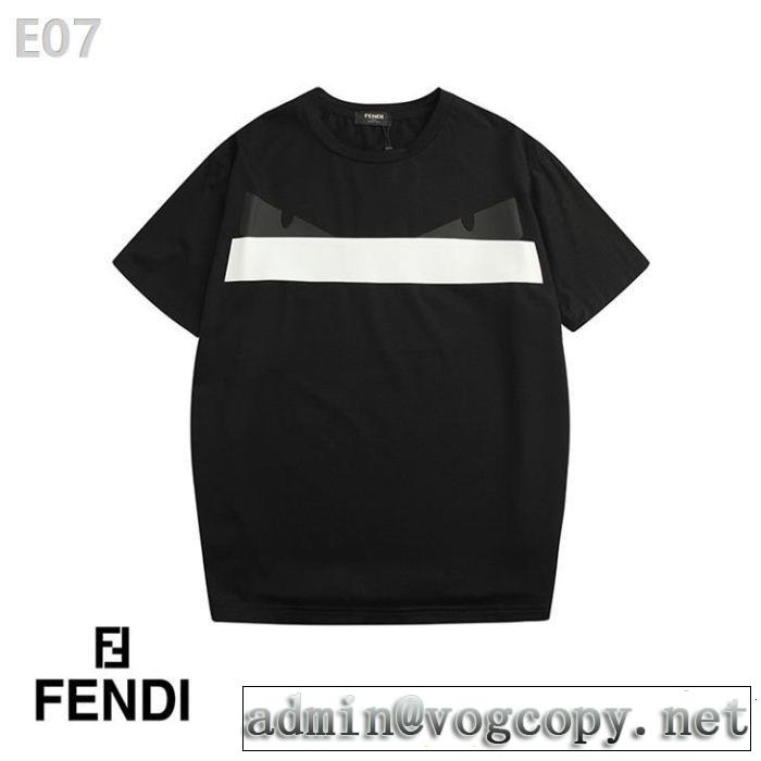 大人の可愛さを引き立て スタイルアップ上品 FENDI フェンディ半袖Tシャツ 2色可選