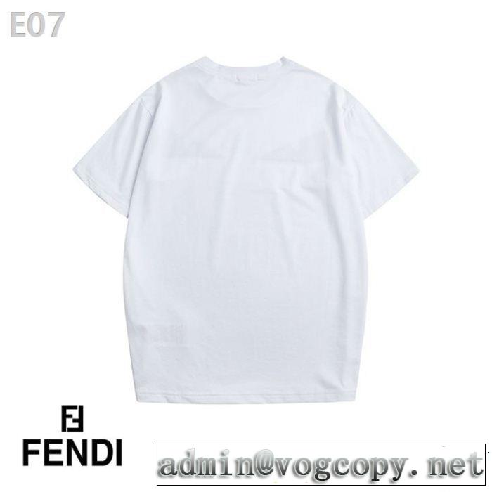 大人の可愛さを引き立て スタイルアップ上品 FENDI フェンディ半袖Tシャツ 2色可選