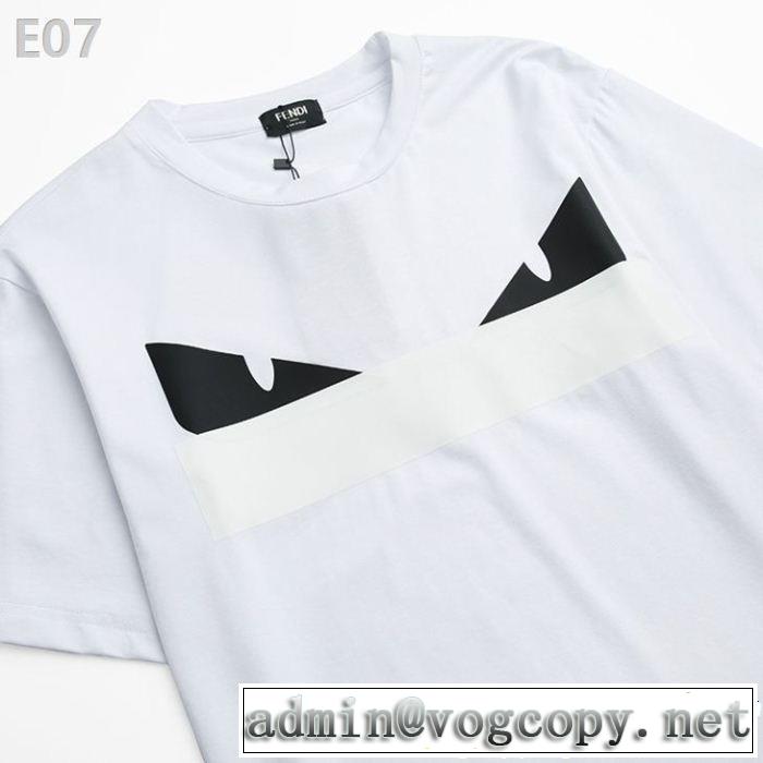 大人の可愛さを引き立て スタイルアップ上品 FENDI フェンディ半袖Tシャツ 2色可選