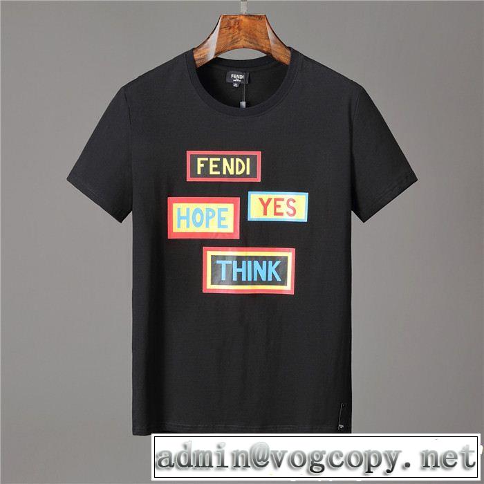 旬の気分を絶妙に  FENDI フェンディ半袖Tシャツ 2色可選 カジュアルを一歩大人に