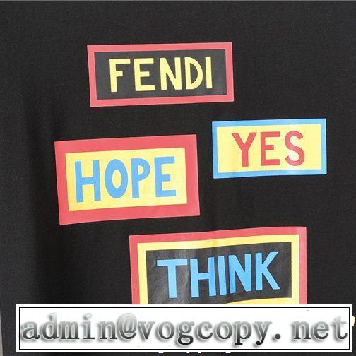 旬の気分を絶妙に  FENDI フェンディ半袖Tシャツ 2色可選 カジュアルを一歩大人に