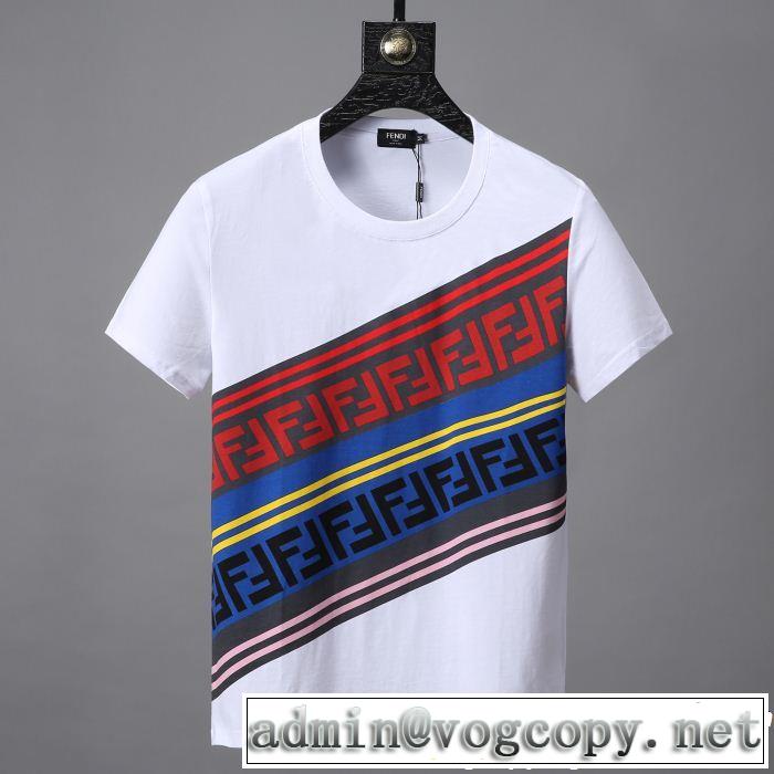 2色可選 半袖Tシャツ 春夏のトレンドアイテム 今季トレンドの限定アイテムFENDI フェンディ