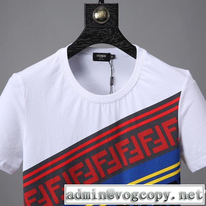 2色可選 半袖Tシャツ 春夏のトレンドアイテム 今季トレンドの限定アイテムFENDI フェンディ