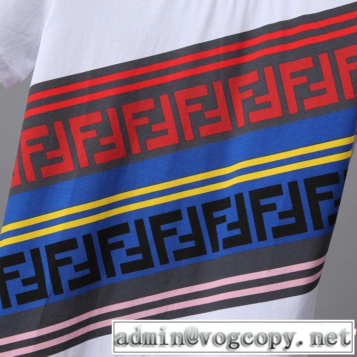 2色可選 半袖Tシャツ 春夏のトレンドアイテム 今季トレンドの限定アイテムFENDI フェンディ