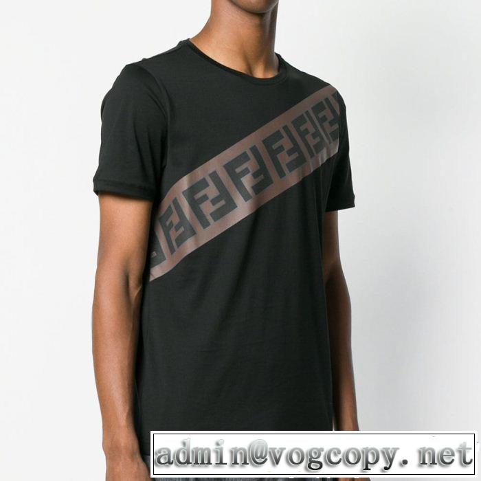 FENDI フェンディ半袖Tシャツ 2色可選 きれいめ上品に 今年の夏は着こなし 今年流大人っぽさ