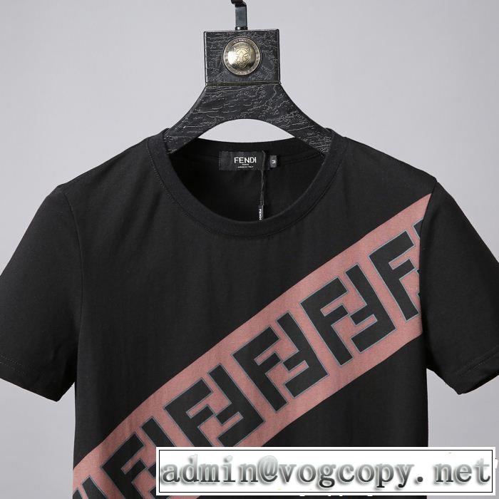 FENDI フェンディ半袖Tシャツ 2色可選 きれいめ上品に 今年の夏は着こなし 今年流大人っぽさ