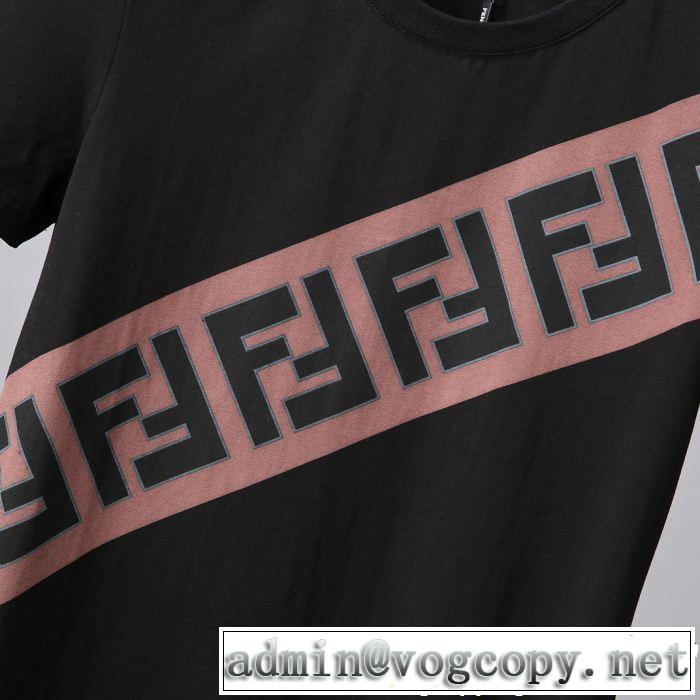 FENDI フェンディ半袖Tシャツ 2色可選 きれいめ上品に 今年の夏は着こなし 今年流大人っぽさ