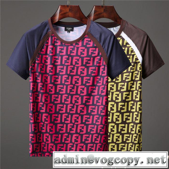 2019春夏も引き続きトレンド FENDI フェンディ半袖Tシャツ 2色可選 高級感が好評です