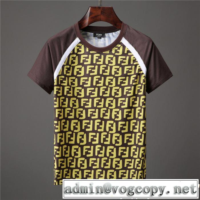 2019春夏も引き続きトレンド FENDI フェンディ半袖Tシャツ 2色可選 高級感が好評です