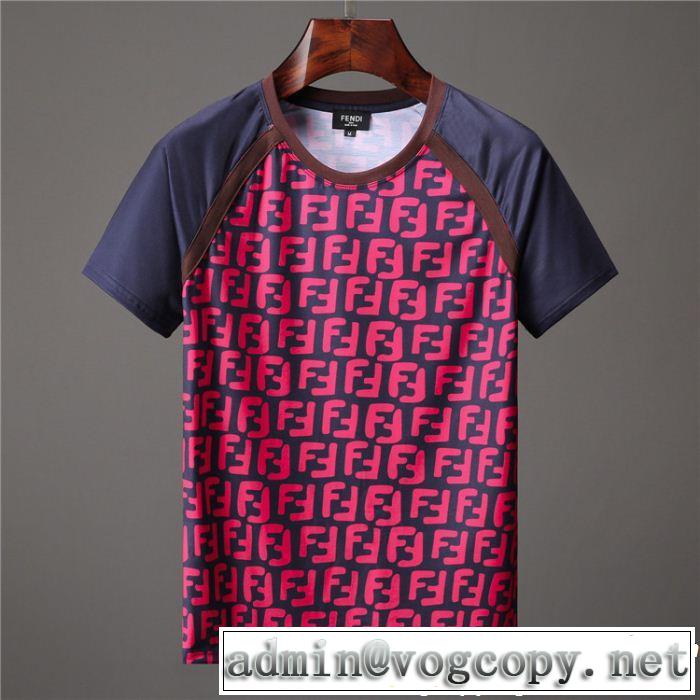 2019春夏も引き続きトレンド FENDI フェンディ半袖Tシャツ 2色可選 高級感が好評です