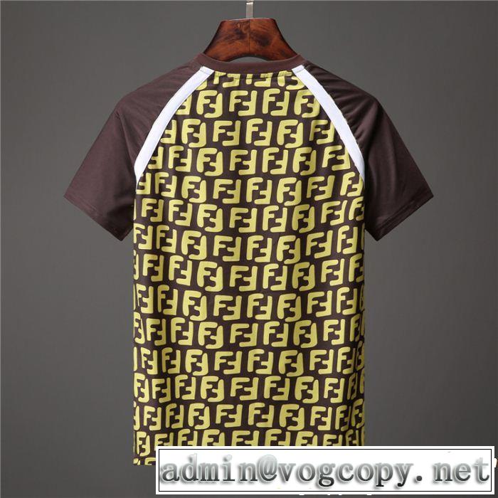 2019春夏も引き続きトレンド FENDI フェンディ半袖Tシャツ 2色可選 高級感が好評です