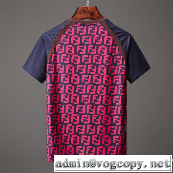 2019春夏も引き続きトレンド FENDI フェンディ半袖Tシャツ 2色可選 高級感が好評です