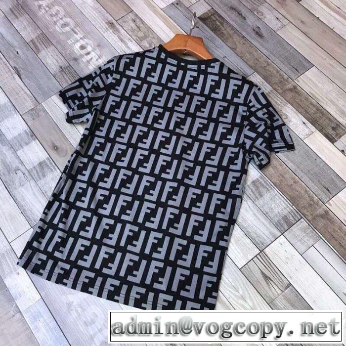 半袖Tシャツ 2色可選 FENDI フェンディ 2019夏色っぽさ 品のよさを感じさ 風通しのよい
