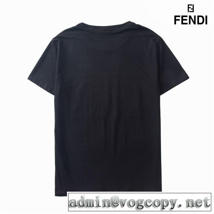 定番のスタイル春夏限定 2019春夏も引き続きトレンド FENDI フェンディ半袖Tシャツ 2色可選