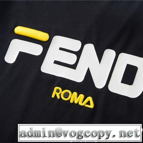定番のスタイル春夏限定 2019春夏も引き続きトレンド FENDI フェンディ半袖Tシャツ 2色可選