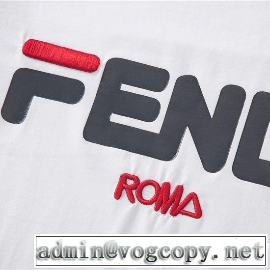 定番のスタイル春夏限定 2019春夏も引き続きトレンド FENDI フェンディ半袖Tシャツ 2色可選