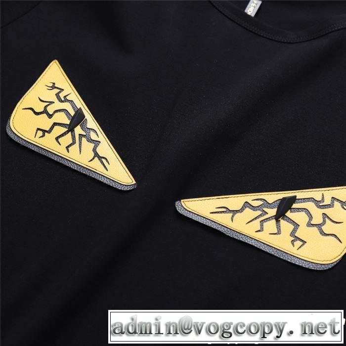 FENDI フェンディ半袖Tシャツ 2色可選 きちんと感をプラス 2019春夏トレンドアイテム