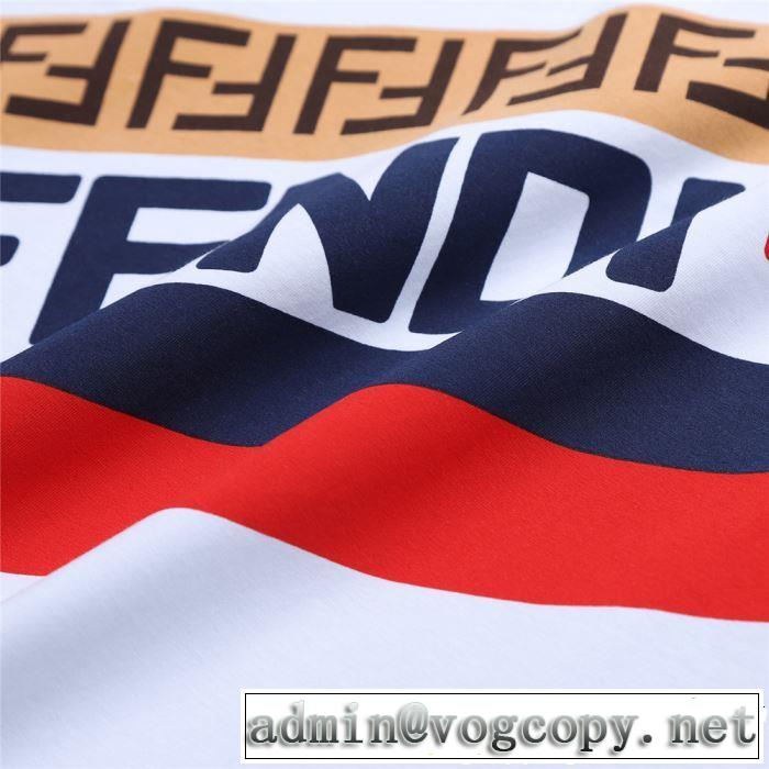 2色可選 半袖Tシャツ 夏らしい季節感 2019年夏の一押しファッションアイテム FENDI フェンディ