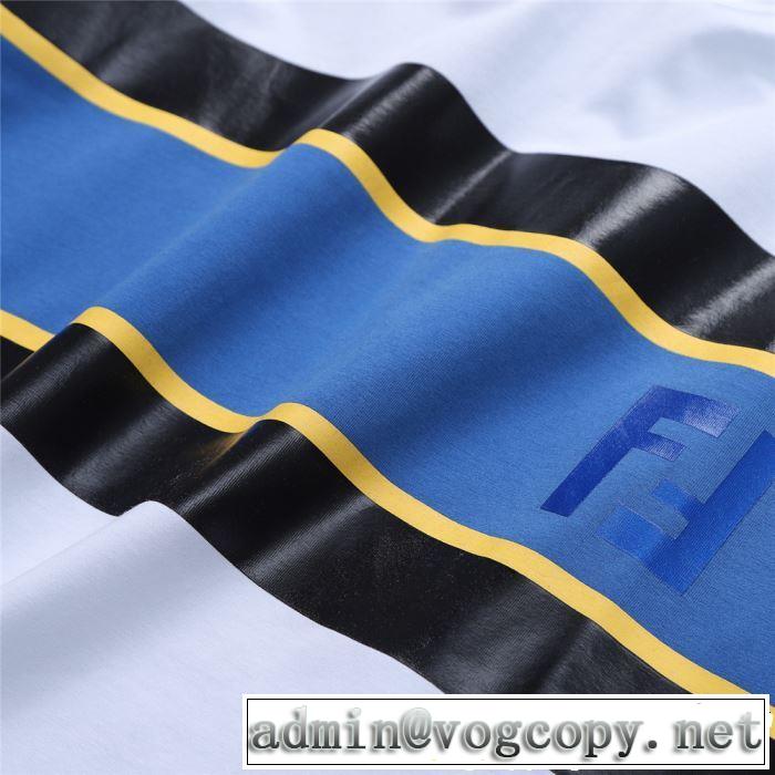 FENDI フェンディ半袖Tシャツ 2色可選 海外セレブは大人気 2019春夏は人気定番 きれいめ上品に