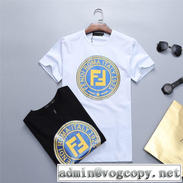 春夏のトレンドアイテム 【2019春夏】最新コレクション FENDI フェンディ半袖Tシャツ 2色可選