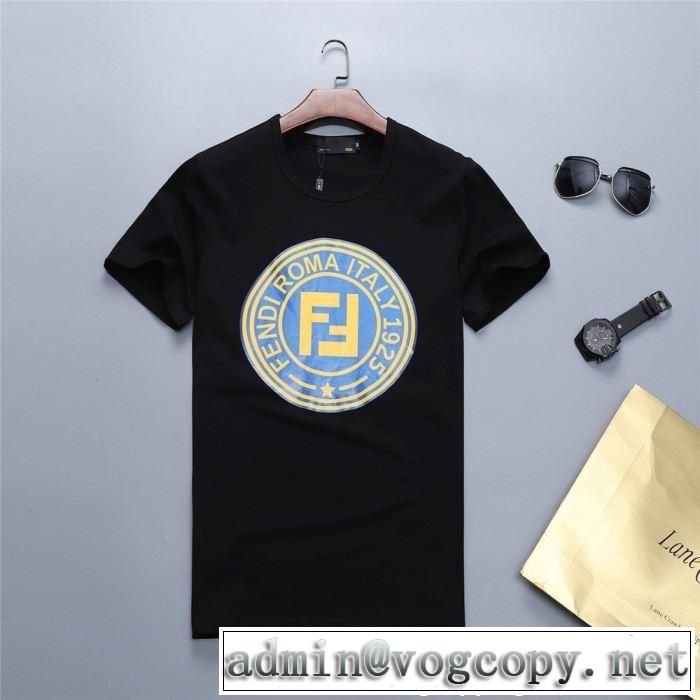 春夏のトレンドアイテム 【2019春夏】最新コレクション FENDI フェンディ半袖Tシャツ 2色可選