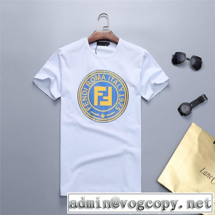 春夏のトレンドアイテム 【2019春夏】最新コレクション FENDI フェンディ半袖Tシャツ 2色可選