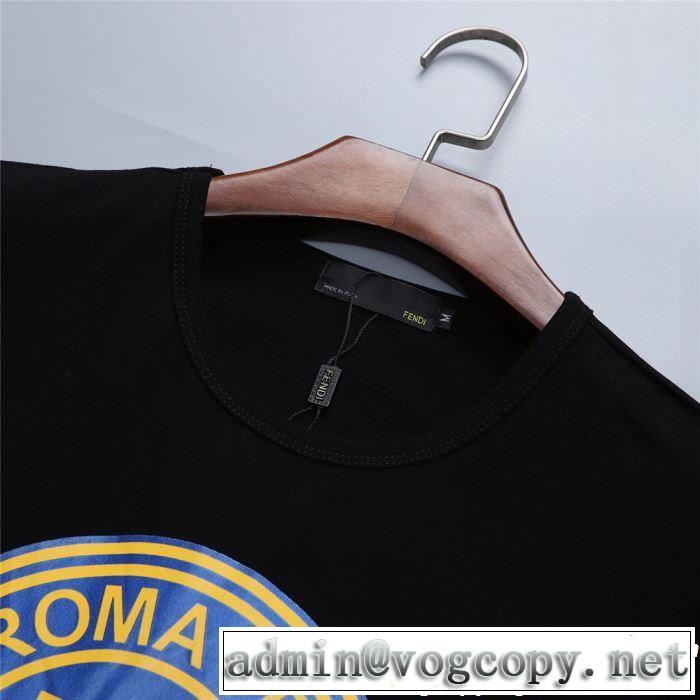 春夏のトレンドアイテム 【2019春夏】最新コレクション FENDI フェンディ半袖Tシャツ 2色可選