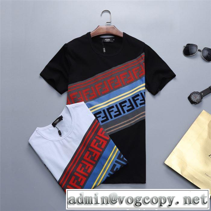 2019夏ファション新品 FENDI フェンディ半袖Tシャツ 2色可選 新作コレクションを見る