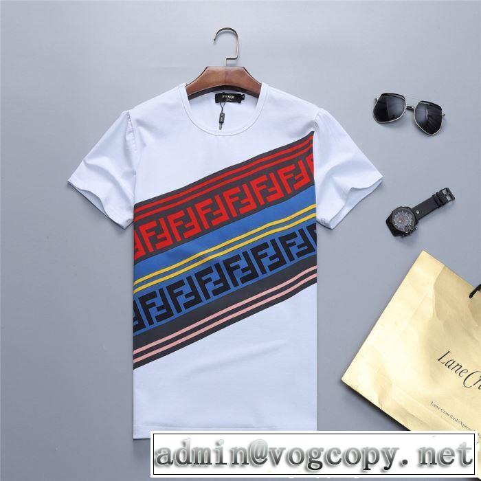 2019夏ファション新品 FENDI フェンディ半袖Tシャツ 2色可選 新作コレクションを見る