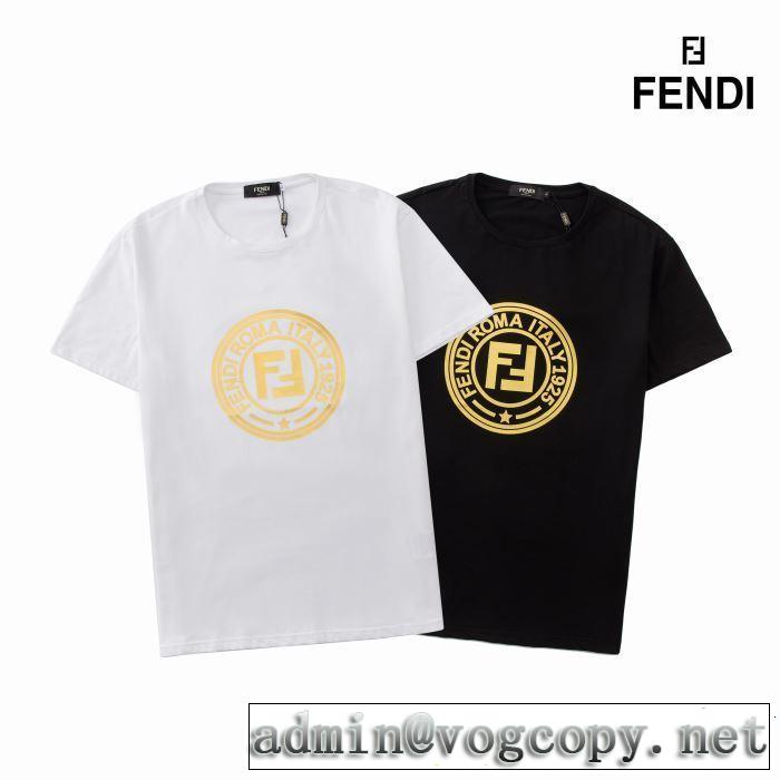 半袖Tシャツ 2色可選 クラシカルな雰囲気 FENDI フェンディ2019年の夏のマスト今人気の秘訣