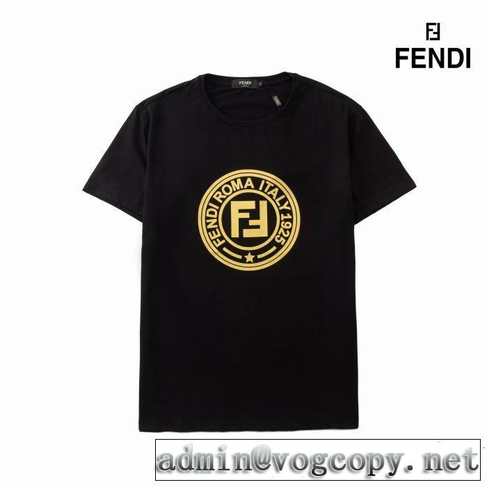 半袖Tシャツ 2色可選 クラシカルな雰囲気 FENDI フェンディ2019年の夏のマスト今人気の秘訣