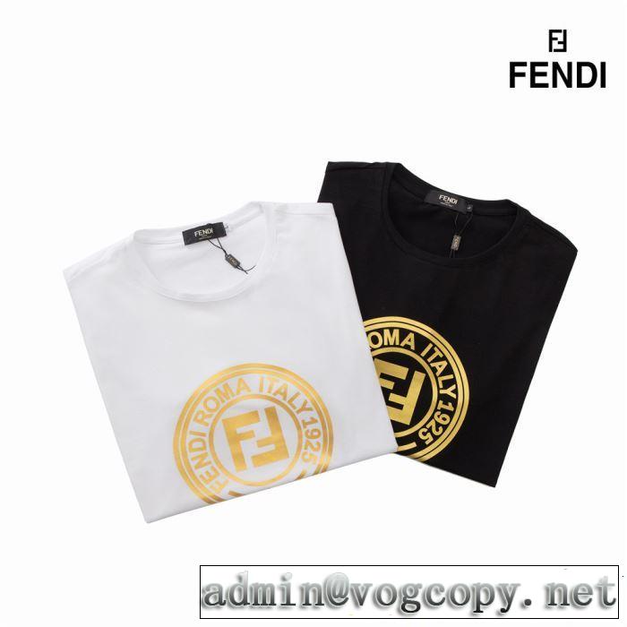 半袖Tシャツ 2色可選 クラシカルな雰囲気 FENDI フェンディ2019年の夏のマスト今人気の秘訣
