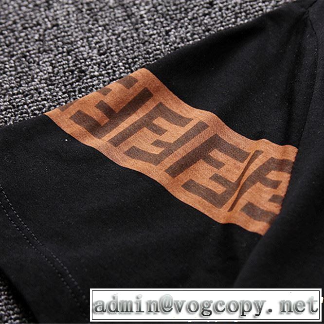 FENDI フェンディ半袖Tシャツ 3色可選 魅力的なカラー使い 抜け感のある夏着物 2019夏色っぽさ