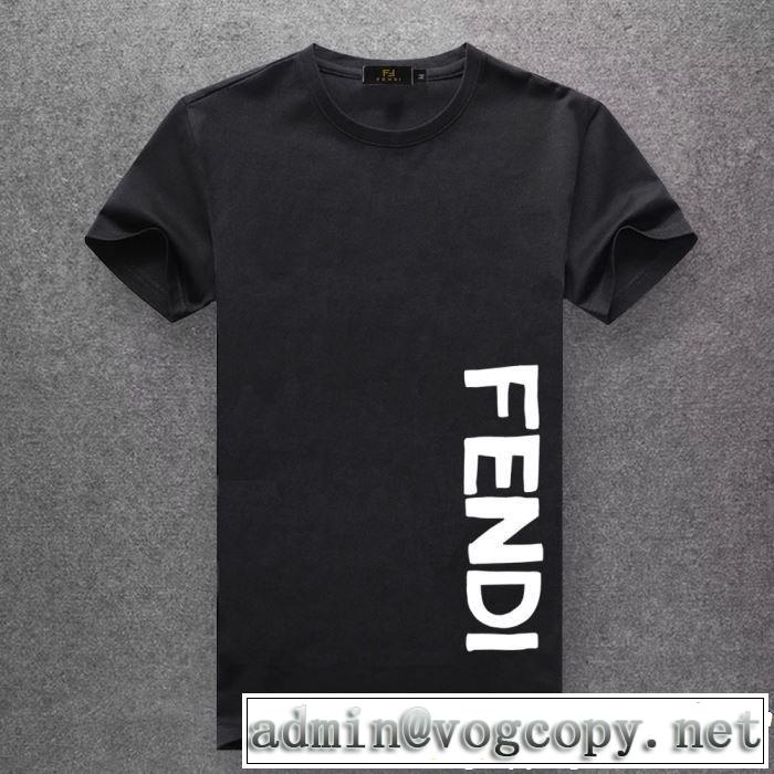 2019春夏は人気定番今期のトレンド定番アイテム  FENDI フェンディ半袖Tシャツ 多色可選