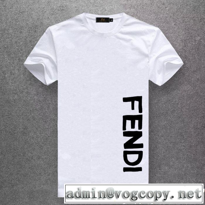 2019春夏は人気定番今期のトレンド定番アイテム  FENDI フェンディ半袖Tシャツ 多色可選