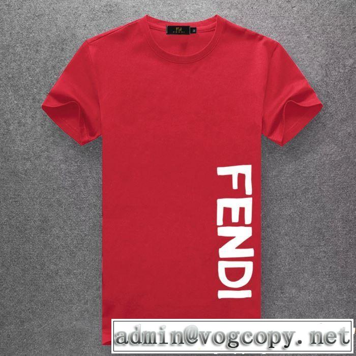 2019春夏は人気定番今期のトレンド定番アイテム  FENDI フェンディ半袖Tシャツ 多色可選