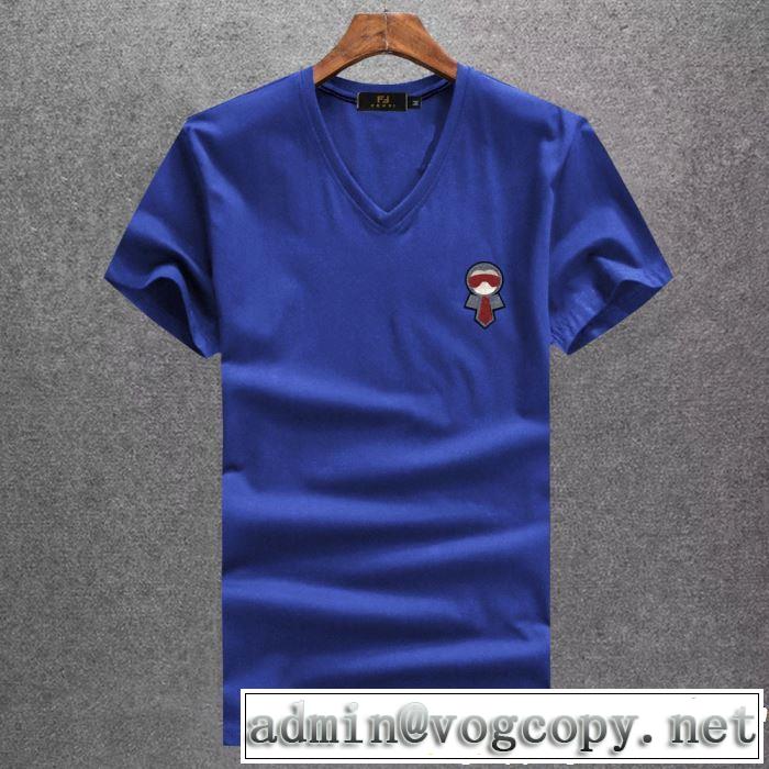3色可選 半袖Tシャツ 2019春夏のトレンド新商品 爽やかカジュアル人気 FENDI フェンディ