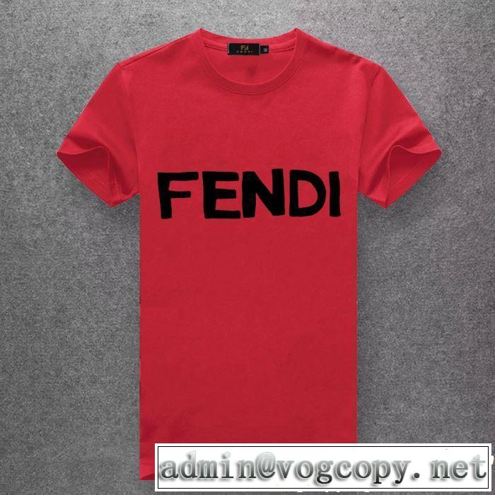 FENDI フェンディ半袖Tシャツ 多色可選 一押し注目ブランドファション 2019SSのトレンド商品