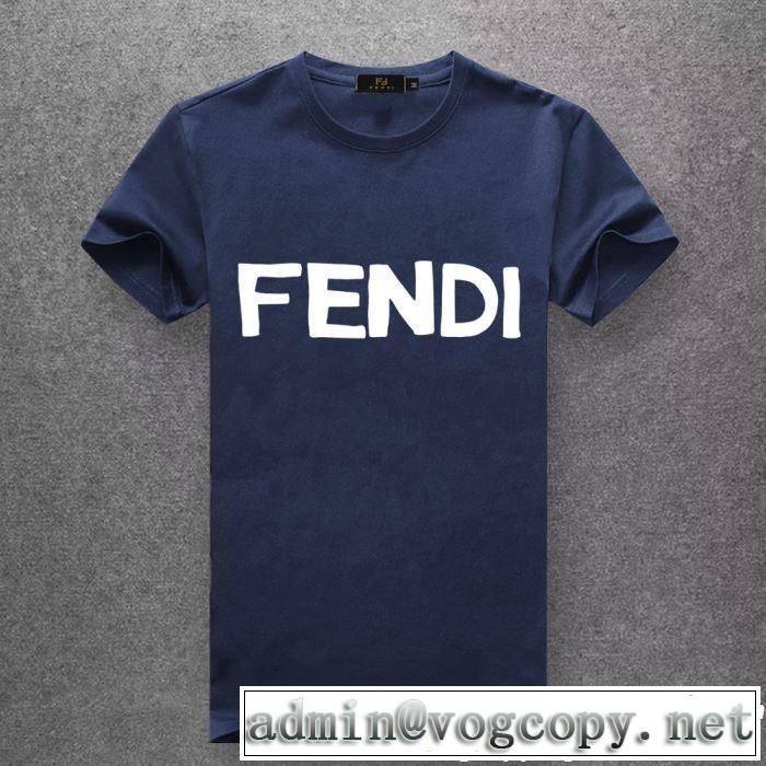 FENDI フェンディ半袖Tシャツ 多色可選 一押し注目ブランドファション 2019SSのトレンド商品