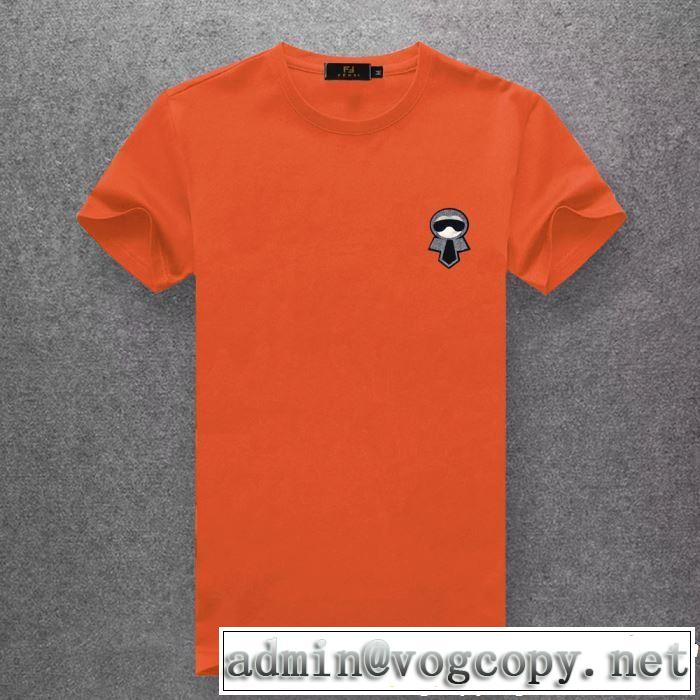 半袖Tシャツ 春夏シンプルファッションでOK！ FENDI フェンディ多色可選 2019夏ファション新品
