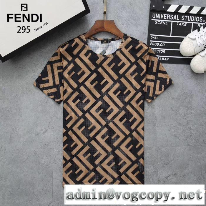 魅力的な今年らしい FENDI フェンディ半袖Tシャツ 3色可選 2019年春夏のトレンドアイテム