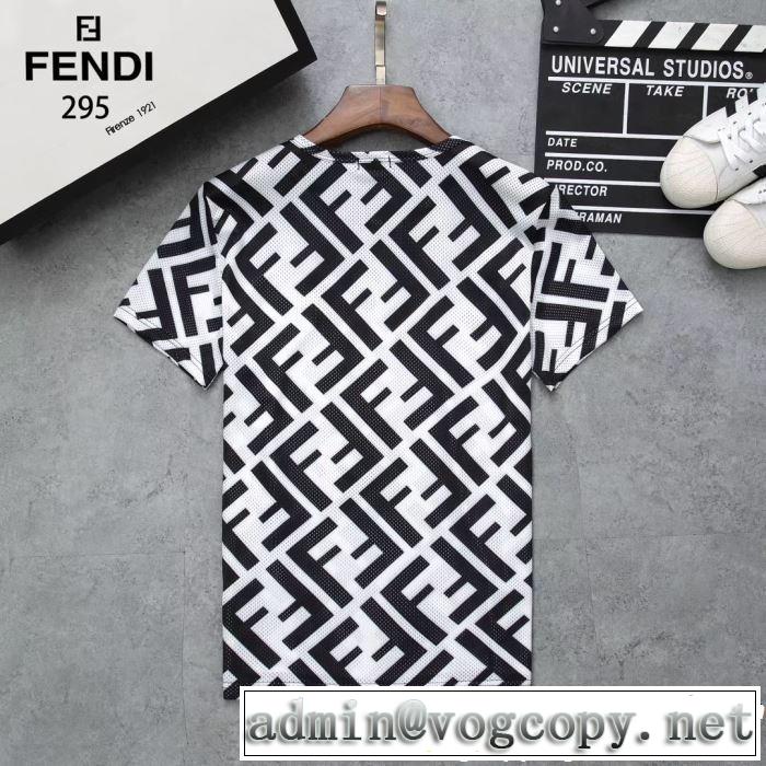 魅力的な今年らしい FENDI フェンディ半袖Tシャツ 3色可選 2019年春夏のトレンドアイテム