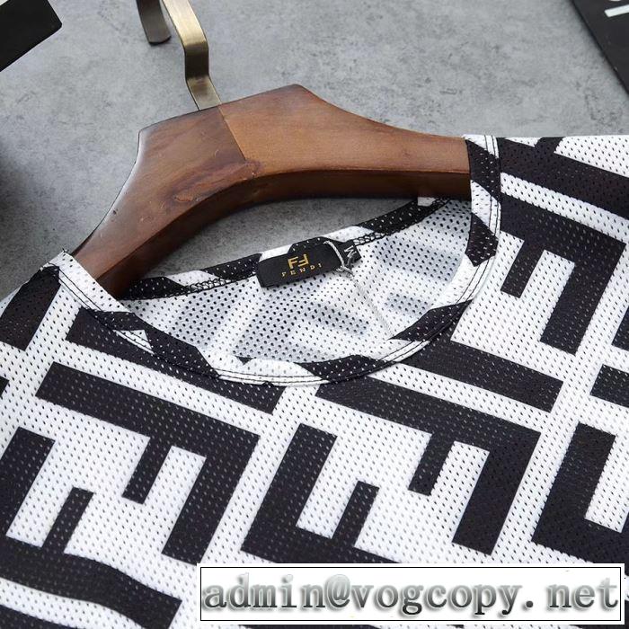 魅力的な今年らしい FENDI フェンディ半袖Tシャツ 3色可選 2019年春夏のトレンドアイテム