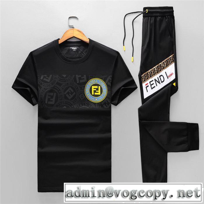  定番が欲しい方  上下セット2色可選 2019限定 男性に人気 FENDI フェンディ 新商品☆完売必至
