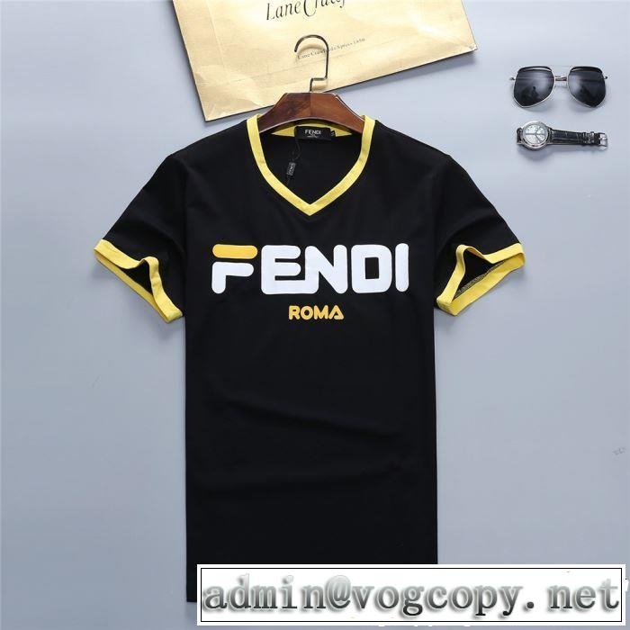 【2019春夏】最新コレクション  2色可選 FENDI フェンディ 半袖 上下セットギフト最適期間限定